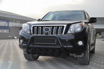 Toyota Land Cruiser Prado 150 2009–2023 Bullbar WT003 Black (nerez) fotografia 5