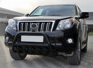 Toyota Land Cruiser Prado 150 2009–2023 Bullbar WT003 Black (nerez) fotografia 1