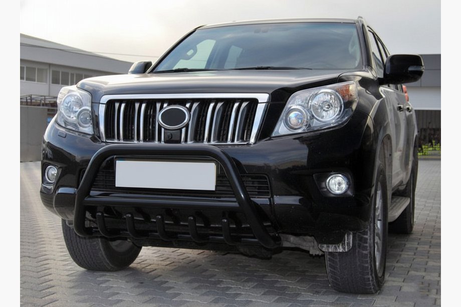 Toyota Land Cruiser Prado 150 2009–2023 Bullbar WT003 Black (nerez) Image