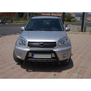 Bullbar WT003 Black (nerez) Toyota Rav 4 2001–2005 fotografia 1
