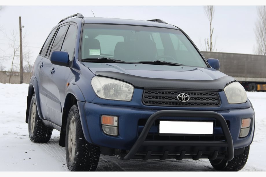 Toyota Rav 4 2001–2005 Bullbar WT003 Black (nerez) Fotografia 5