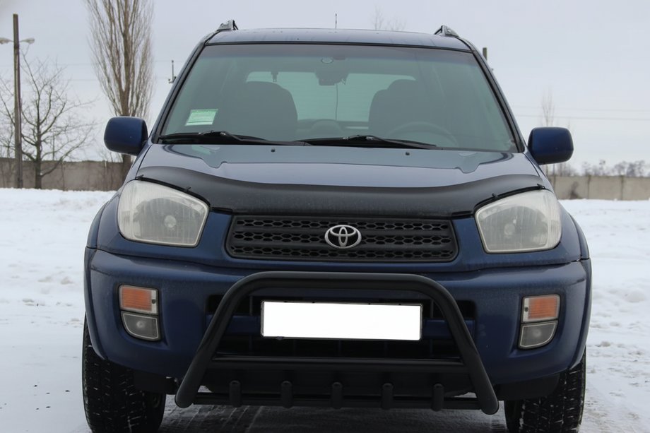 Toyota Rav 4 2001–2005 Bullbar WT003 Black (nerez) Fotografia 4
