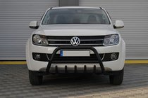 Volkswagen Amarok 2010–2022 Bullbar WT003 Black (nerez) fotografia 7