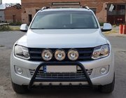 Volkswagen Amarok 2010–2022 Bullbar WT003 Black (nerez) fotografia 6