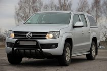 Volkswagen Amarok 2010–2022 Bullbar WT003 Black (nerez) fotografia 9