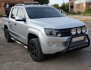Volkswagen Amarok 2010–2022 Bullbar WT003 Black (nerez) fotografia 8