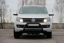 Volkswagen Amarok 2010–2022 Bullbar WT003 Black (nerez) fotografia 1