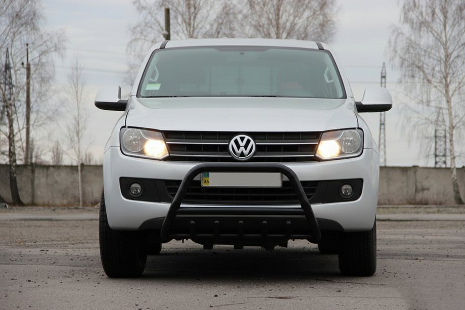 Volkswagen Amarok 2010–2022 Bullbar WT003 Black (nerez) Image