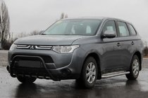 Mitsubishi Outlander 2012–2021 Kengurin WT004 Black (nerez) fotografia 1