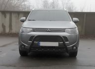 Mitsubishi Outlander 2012–2021 Kengurin WT004 Black (nerez) fotografia 2