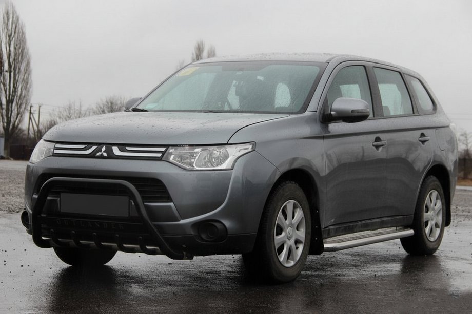 Mitsubishi Outlander 2012–2021 Kengurin WT004 Black (nerez) Image