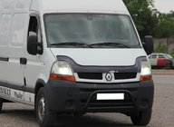 Opel Movano 2004–2010 Predný ochranný rám WT003 Black (nerez) fotografia 1