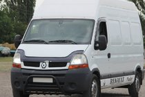 Opel Movano 2004–2010 Predný ochranný rám WT003 Black (nerez) fotografia 4