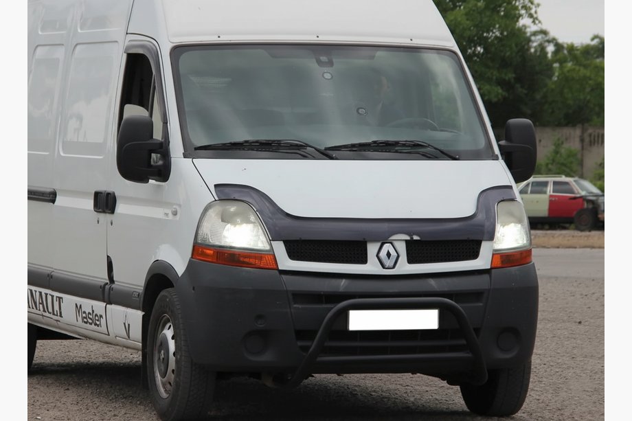 Opel Movano 2004–2010 Predný ochranný rám WT003 Black (nerez) Image