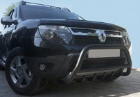 Renault Duster 2008–2017 Kengurín bez nápisu WT003 Black (nerez) fotografia 3