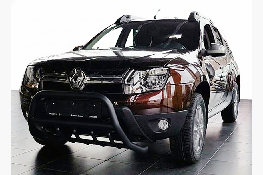Renault Duster 2008–2017 Kengurín bez nápisu WT003 Black (nerez) Image
