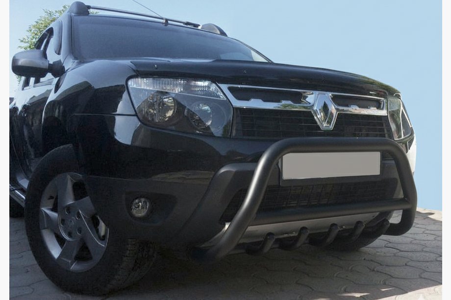 Dacia Duster 2008–2018 Kengurín bez nápisu WT003 Black (nerez) Fotografia 3