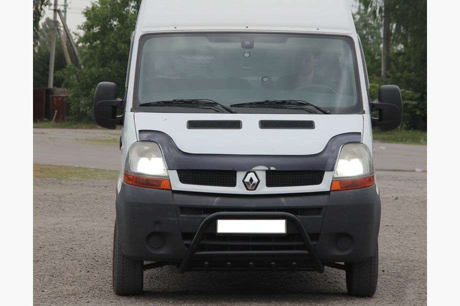 Nissan Interstar 2002–2010 Predný ochranný rám WT003 Black (nerez) Image