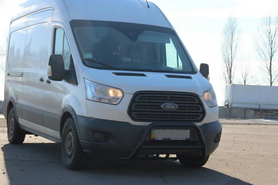 Ford Transit 2014– Predný ochranný rám WT003 Black (nerez) Image