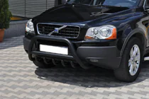 Volvo XC90 2002–2014 Predný ochranný rám WT003 Black (nerez) fotografia 1