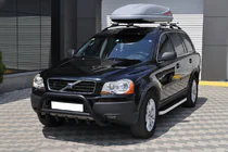 Volvo XC90 2002–2014 Predný ochranný rám WT003 Black (nerez) fotografia 3