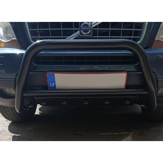 Predný ochranný rám WT003 Black (nerez) Volvo XC90 2002–2014 fotografia 4