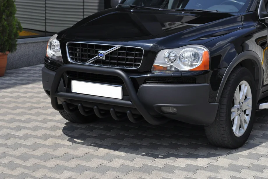 Volvo XC90 2002–2014 Predný ochranný rám WT003 Black (nerez) Image