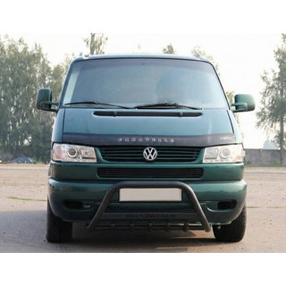 Predný ochranný rám WT004 Black (nerez) Volkswagen T4 Caravelle/Multivan 1990–2003 fotografia 3