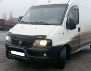 Fiat Ducato 1995–2006 Predný ochranný rám WT003 Black (nerez) fotografia 3