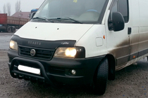 Peugeot Boxer 1994–2006 Predný ochranný rám WT003 Black (nerez) fotografia 3