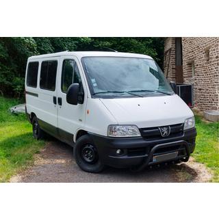 Predný ochranný rám WT003 Black (nerez) Peugeot Boxer 1994–2006 fotografia 1