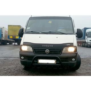 Predný ochranný rám WT003 Black (nerez) Peugeot Boxer 1994–2006 fotografia 2