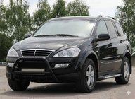 SsangYong Action 2005–2018 Bullbar WT003 Black (nerez) fotografia 3