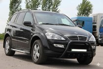 SsangYong Action 2005–2018 Bullbar WT003 Black (nerez) fotografia 1