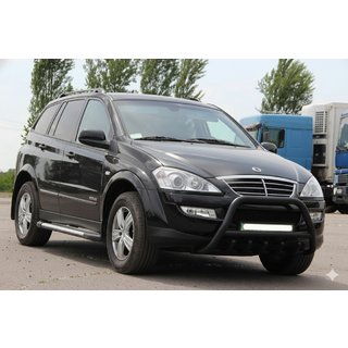 Bullbar WT003 Black (nerez) SsangYong Action 2005–2018 fotografia 1