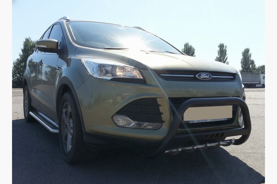 Ford Kuga/Escape 2013–2019 Kengurin WT004 Black (nerez) Fotografia 1