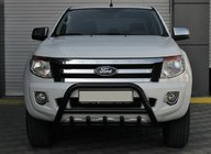 Ford Ranger 2011–2022 Predný ochranný rám WT003 Black (nerezová oceľ) fotografia 1