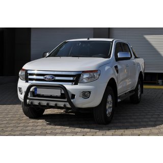 Predný ochranný rám WT003 Black (nerezová oceľ) Ford Ranger 2011–2022 fotografia 4
