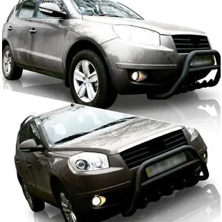 Predný ochranný rám WT003 Black (nerez) Geely Emgrand X7 2011– fotografia 1
