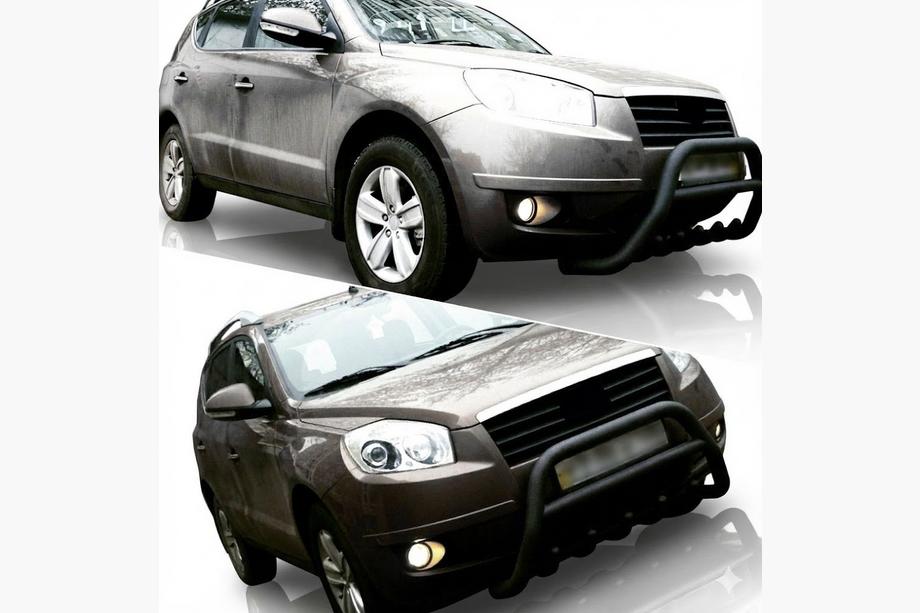 Geely Emgrand X7 2011– Predný ochranný rám WT003 Black (nerez) Image