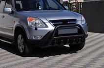 Honda CRV 2001–2006 Predný ochranný rám WT003 Black (nerez) fotografia 5