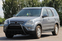Honda CRV 2001–2006 Predný ochranný rám WT003 Black (nerez) fotografia 1