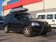 Honda CRV 2001–2006 Predný ochranný rám WT003 Black (nerez) fotografia 3