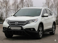 Honda CRV 2012–2016 Predný ochranný rám WT003 Black (nerezová oceľ) fotografia 5