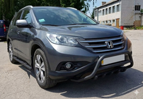 Honda CRV 2012–2016 Predný ochranný rám WT003 Black (nerezová oceľ) fotografia 3