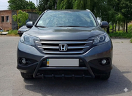 Honda CRV 2012–2016 Predný ochranný rám WT003 Black (nerezová oceľ) fotografia 1