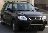 Honda CRV 1996–2001 Nerezový кенгурятник WT003 Black (nerezová oceľ) fotografia 1