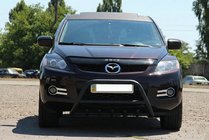 Mazda CX-7 2006–2012 Predný ochranný rám WT003 Black (nerezová oceľ) fotografia 3