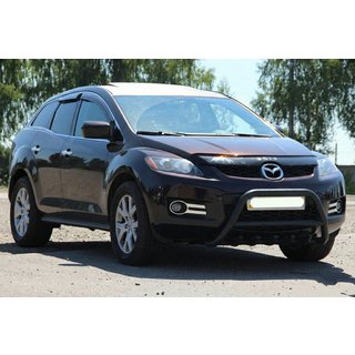 Predný ochranný rám WT003 Black (nerezová oceľ) Mazda CX-7 2006–2012 fotografia 4