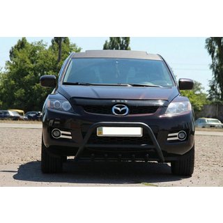 Predný ochranný rám WT003 Black (nerezová oceľ) Mazda CX-7 2006–2012 fotografia 3